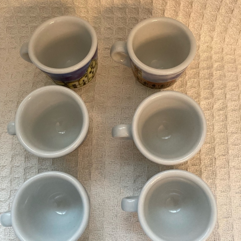 Demitasse/Espresso Cups Made In Italy Set Of 6 - Picture 14 of 15